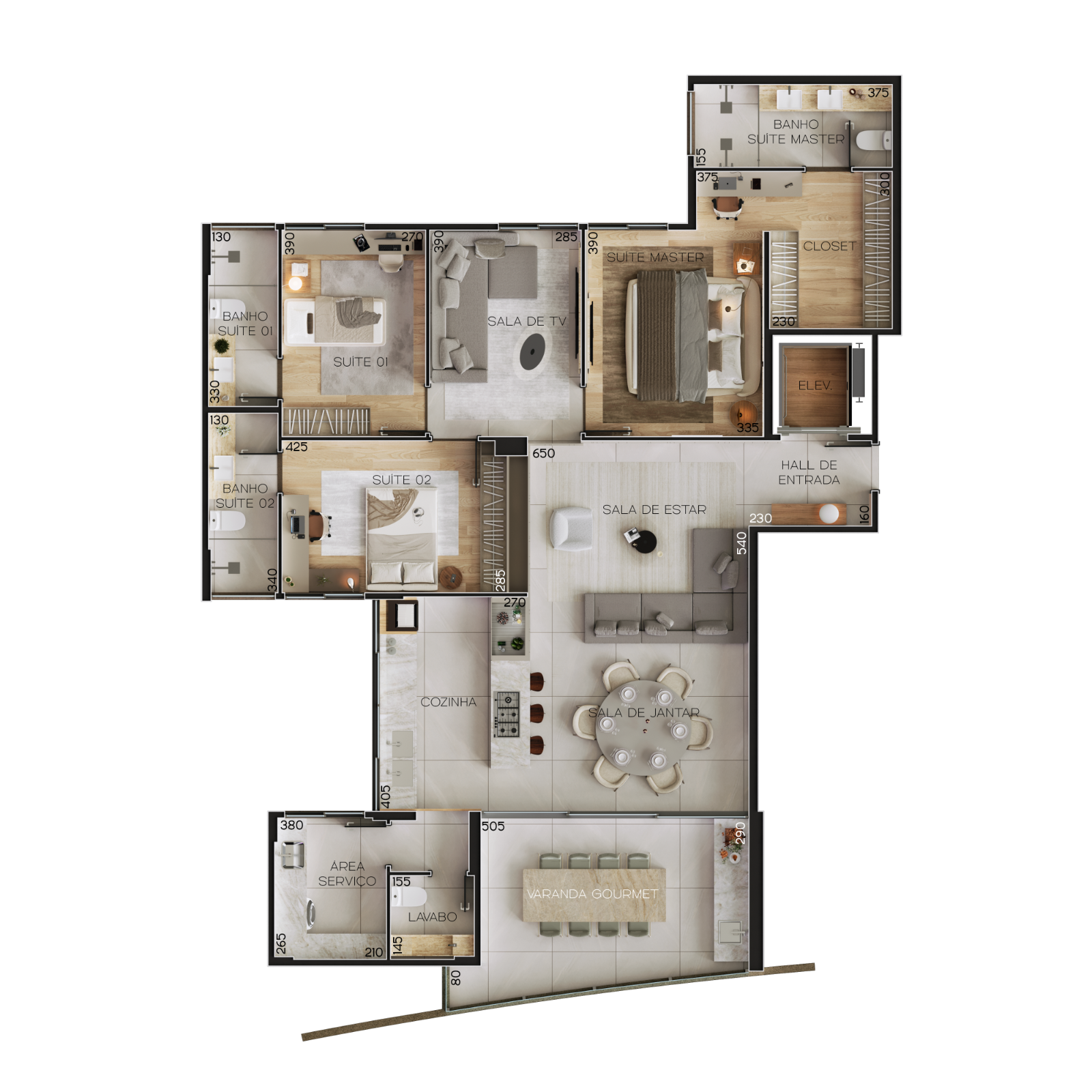 Planta humanizada Harbor Residence