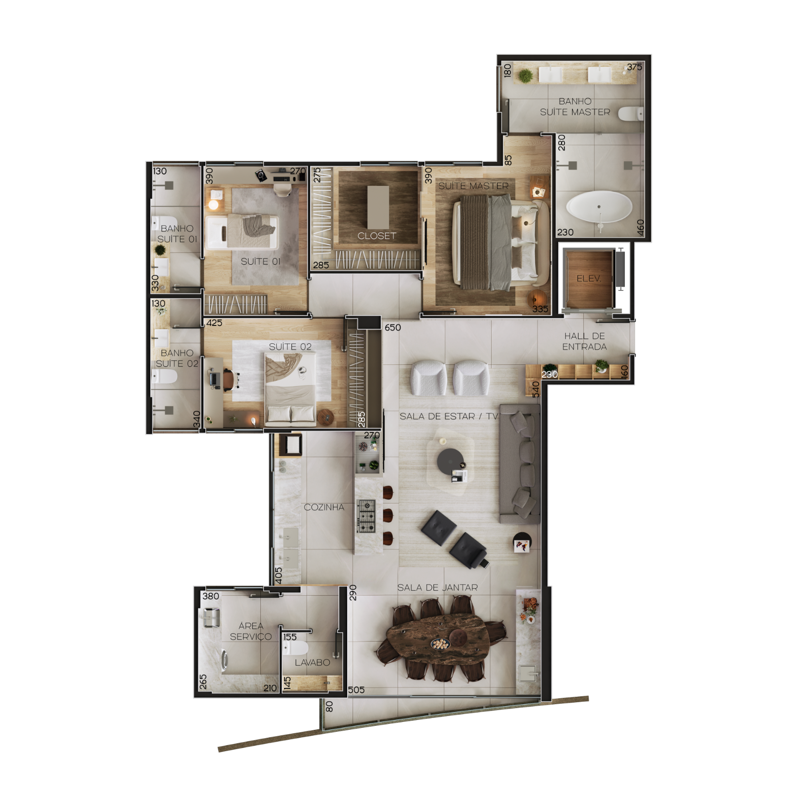 Planta humanizada Harbor Residence